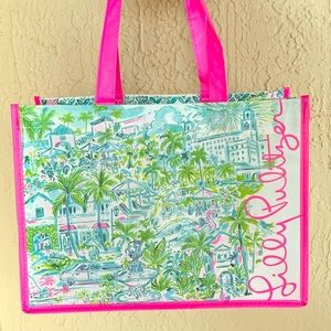 Lilly Pulitzer Florida Shopper Reusable Tote Bag